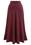 Tartan Spirit A-Line Maxi Skirt