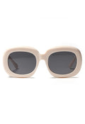 Classy Nude Full Rim Sunglasses
