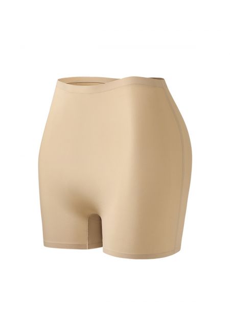 High-Waisted Breathable Smoothing Shaping Shorts in Nude