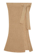 Self-Tie Waist Open-Knit Midi Sarong